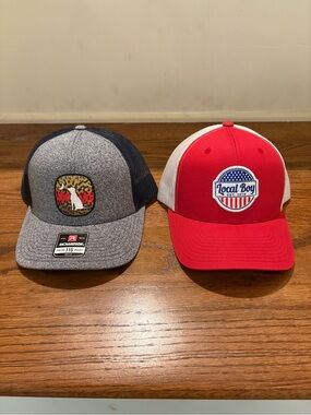 Lot Of 2 Local Boy Outfitters Hats Brand Bew